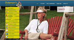 Desktop Screenshot of dickersonsresort.com